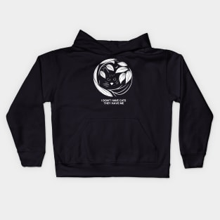 gatos y dueños Kids Hoodie